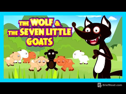 The Wolf and The Seven Little Goats Story | Animated Stories For Kids - Full Story By Kids Hut