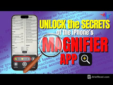 Stop Squinting at that tiny text - Unlock perfect vision with the iPhone Magnifier