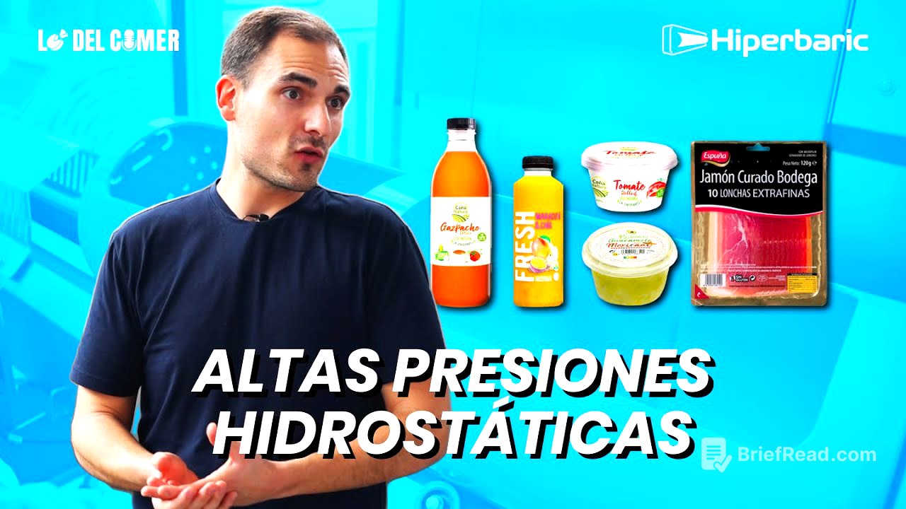 ALTAS PRESIONES HIDROSTÁTICAS (HPP): Conservar ALIMENTOS SIN Aplicar CALOR en INDUSTRIA ALIMENTARIA