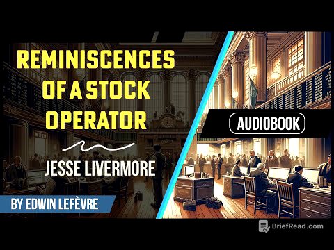 Reminiscences of a Stock Operator - Jesse Livermore (COMPLETE AUDIOBOOK - Highest Quality)