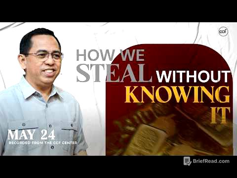 God Provides: Do not steal, Bless Others! | Bong  Saquing | May 24, 2026