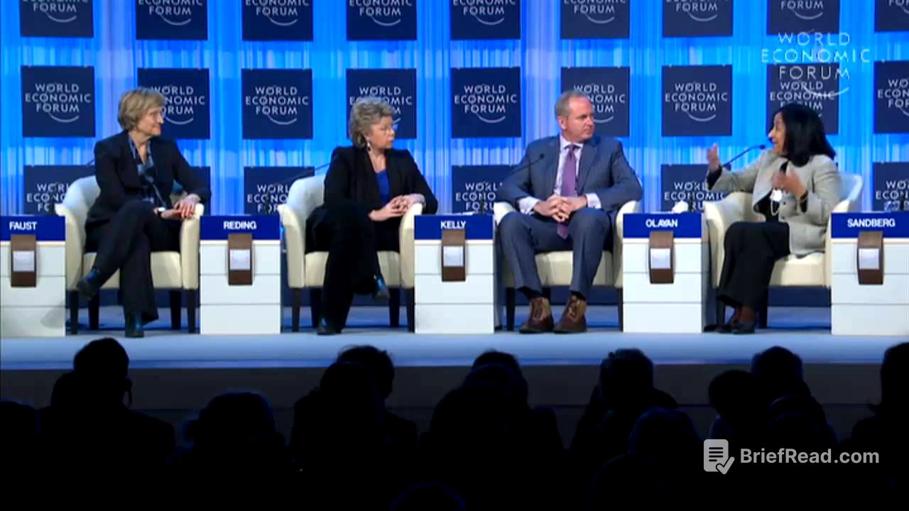 Davos 2013 - Women in Economic Decision-making