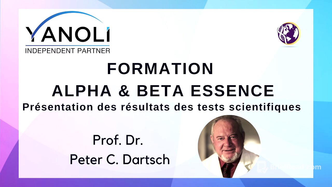 Alpha et Beta Essence - Résultats scientifiques du Prof. Dr Dartsch - Yanoli