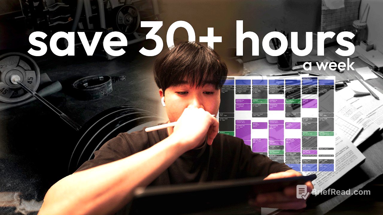 how I make time for LITERALLY everything. (realistic tips)