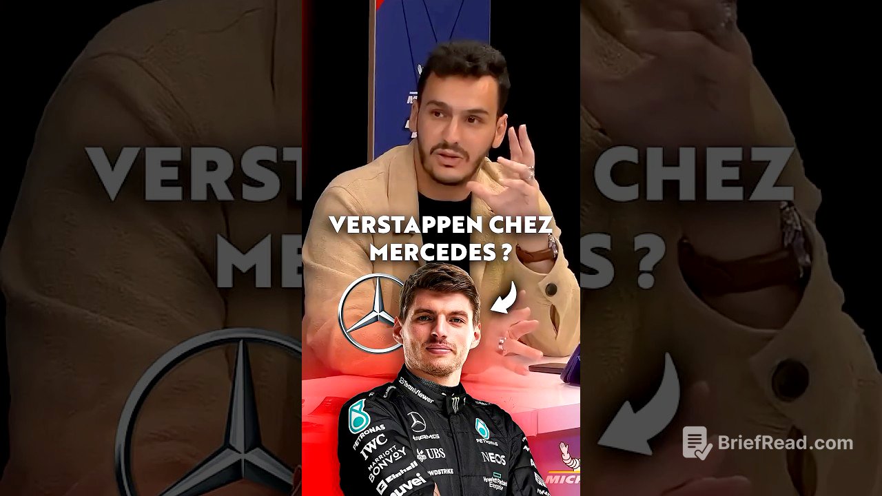 Max Verstappen, pilote chez Mercedes en 2026 ? #F1 #Formula1 #maxverstappen #mercedes #mercedesamg