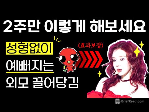 성형 안 하고 예뻐진 진짜 이유, 외모 끌어당김의 법칙 (99.9% 효과보장)