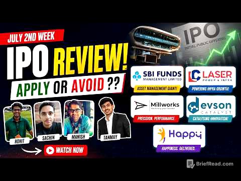 SBI AMC, Laser power & other July 2nd week IPOs - Apply/Avoid? Primary Market Chatter