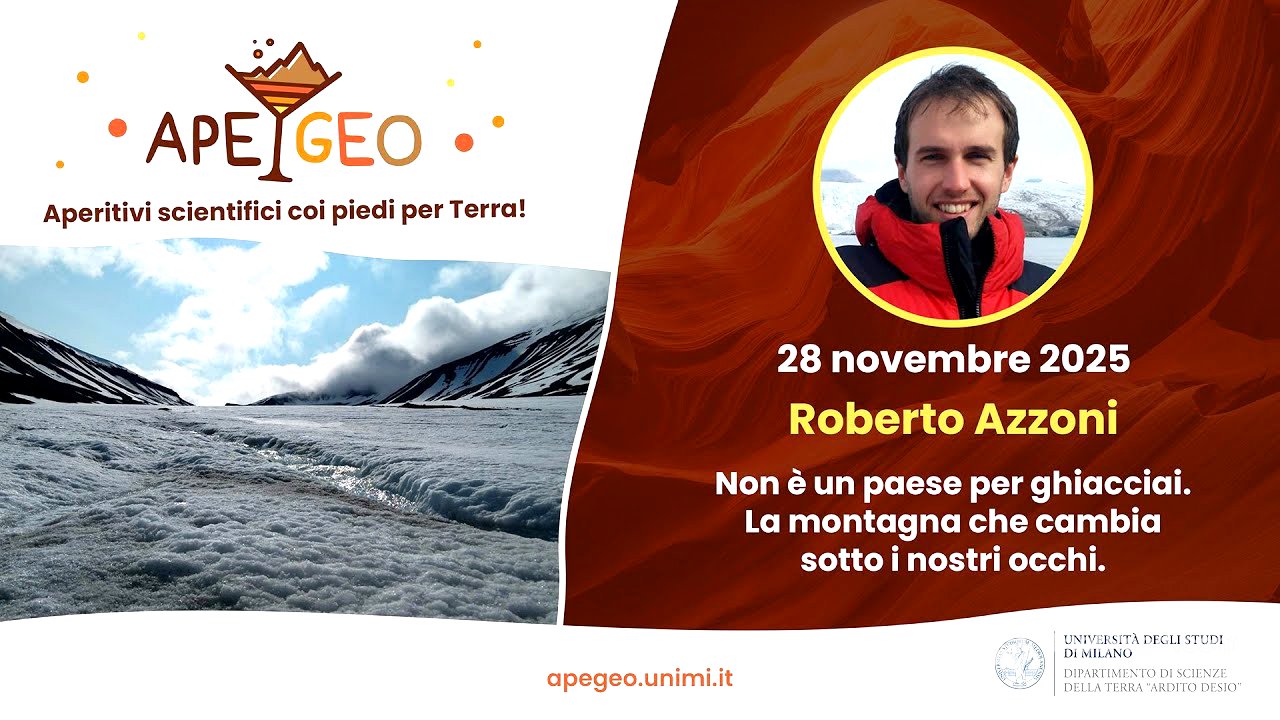 28/11/2025 - Roberto Azzoni - Non è un paese per ghiacciai. La montagna che cambia sotto i nostri...