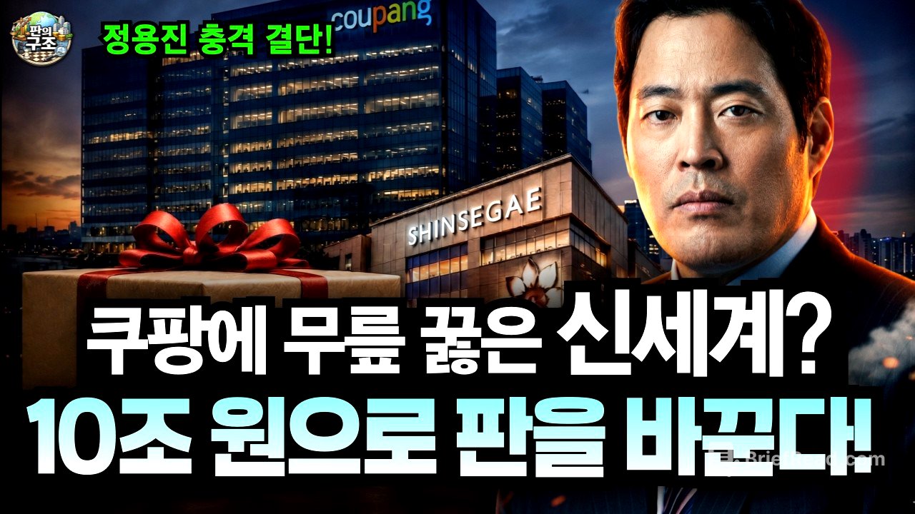 쿠팡에 무릎 꿇은 신세계?, 정용진 충격 결단, 10조원 승부수!