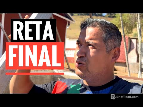 TERMINAMOS A ESTRUTURA DO NOSSO CHALÉ!