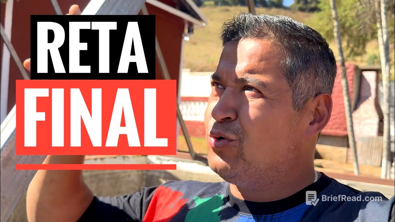 TERMINAMOS A ESTRUTURA DO NOSSO CHALÉ!