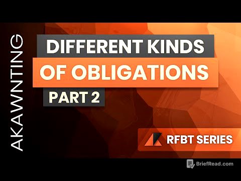 Kinds of Obligations Part 2 (2020)