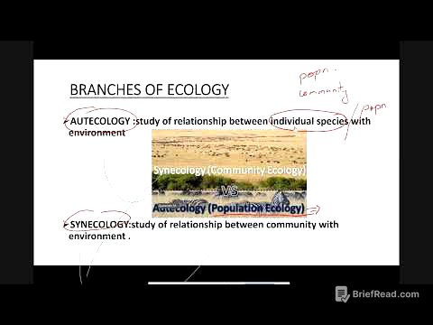 LECTURE 1 ON COLLECTION OF ECOLOGY BY DRONA POKHAREL SIR...