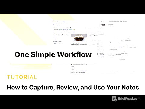 How to Capture, Review, and Use Your Notes