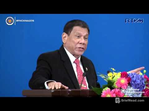 Philippine-China Trade and Investment Forum (Speech) 10/20/2016