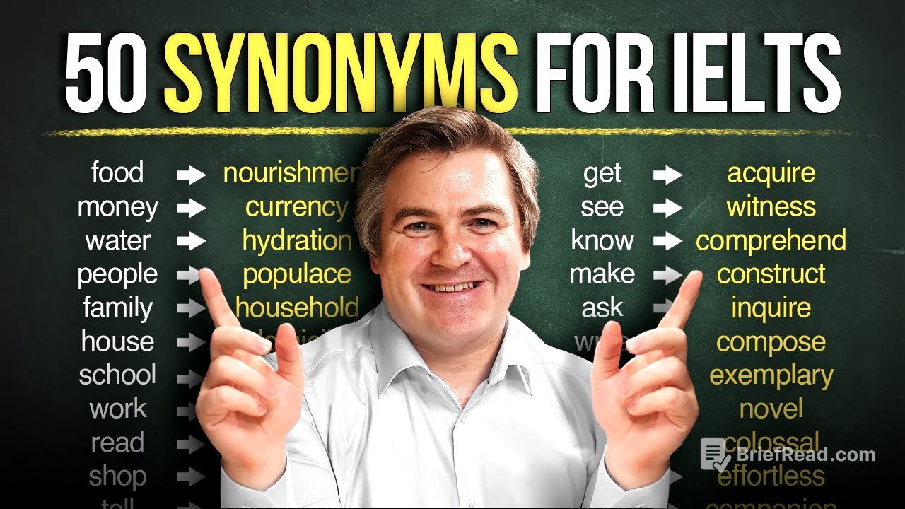 50 Synonyms You NEED To Know to Pass The IELTS Test