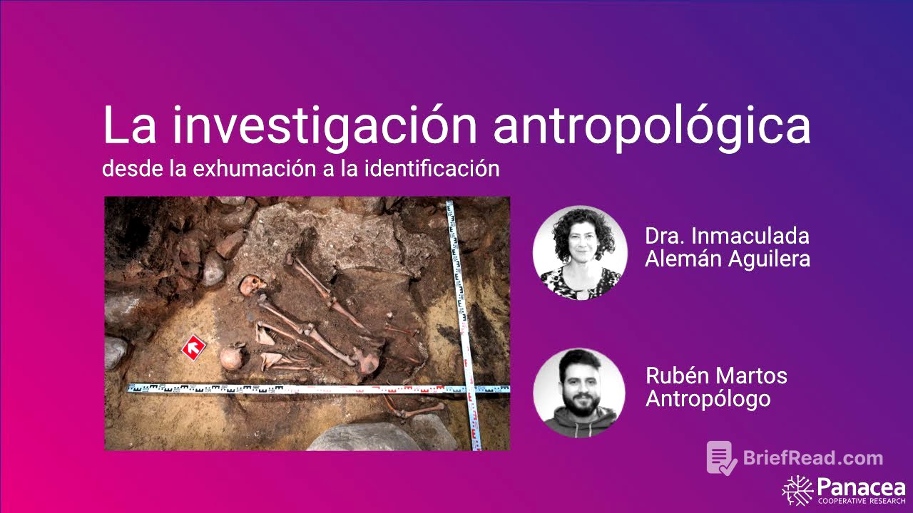 La investigación antropológica | desde la exhumación a la identificación