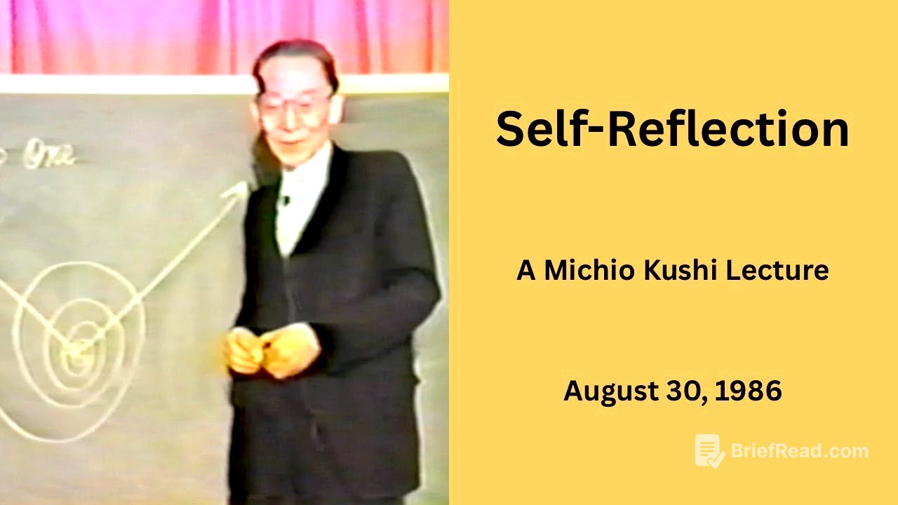 Self Reflection   A 1986 Michio Kushi Lecture