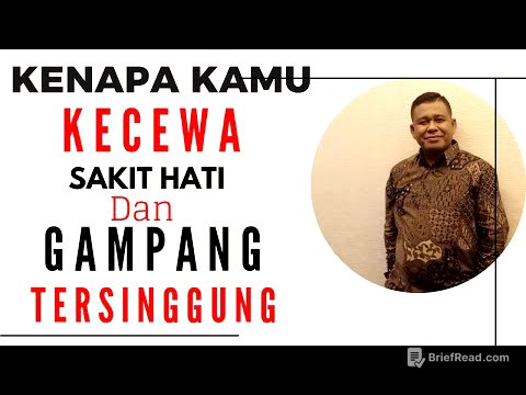 KENAPA KAMU KECEWA DAN GAMPANG SAKIT HATI SERTA TERSINGGUNG  -  PETER GUNTUR