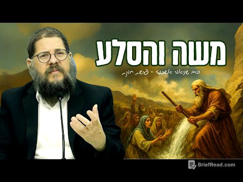 משה רבינו הכה את הסלע, אז מה כבר קרה?! שיעור מטלטל על פרשת חוקת • הרב שניאור אשכנזי