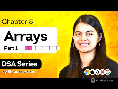 Array Data Structure - Part1 | DSA Series by Shradha Khapra Ma'am | C++