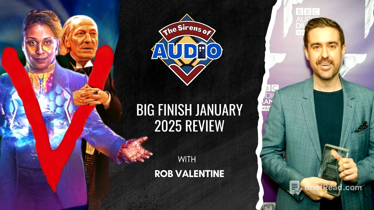 Big Finish Review - January 2025 with guest Rob Valentine