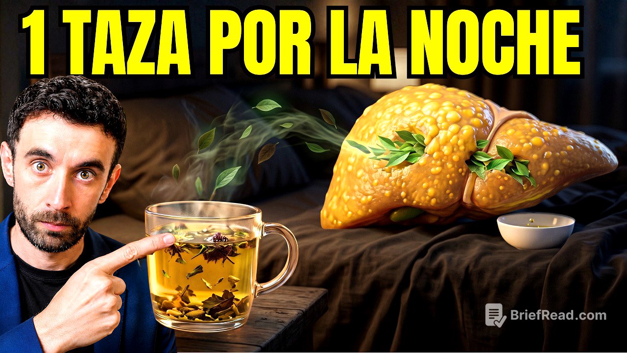 1 TAZA ANTES de ACOSTARTE: Limpia tu HÍGADO y Duerme PROFUNDO