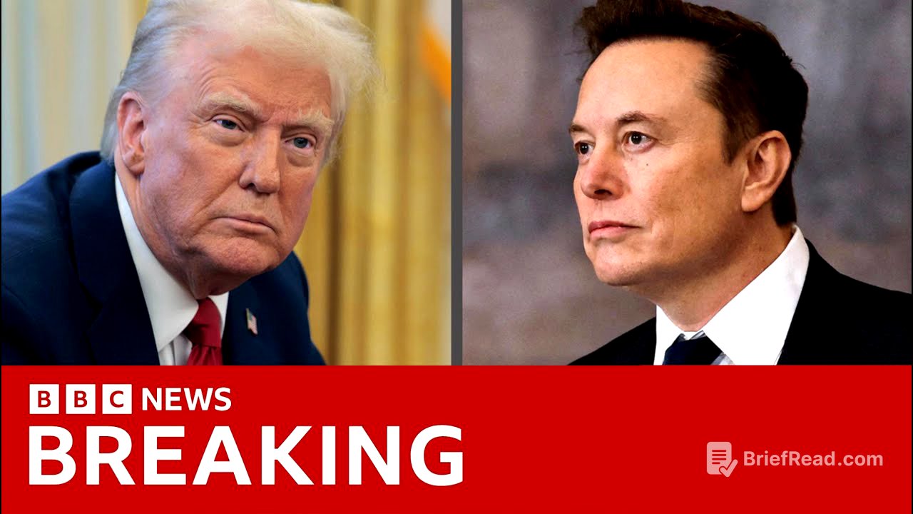 Trump-Musk row explodes as billionaire claims President named in Epstein files | BBC News