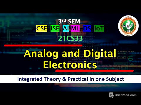 Analog and Digital Electronics | 21CS33 | 3rd sem CS, IS, AI, ML, DS, IoT