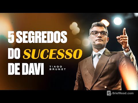 Aprenda com Davi: 5 Passos Poderosos Para o Sucesso | Tiago Brunet