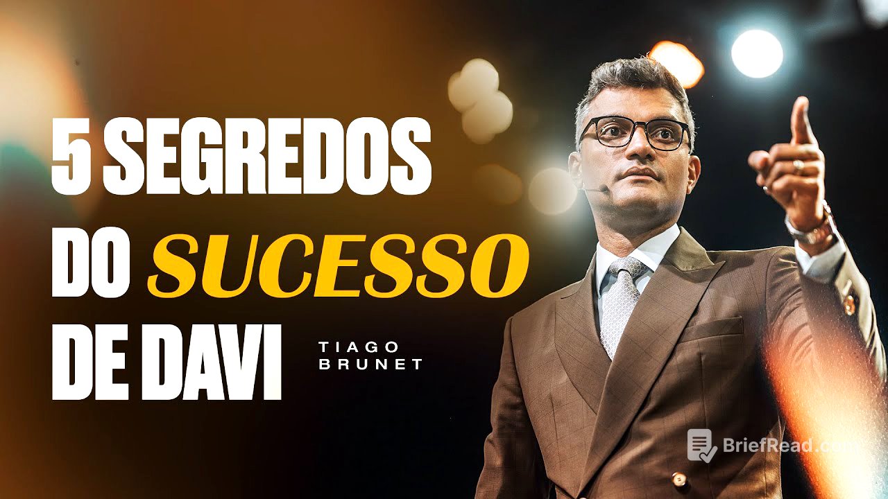 Aprenda com Davi: 5 Passos Poderosos Para o Sucesso | Tiago Brunet
