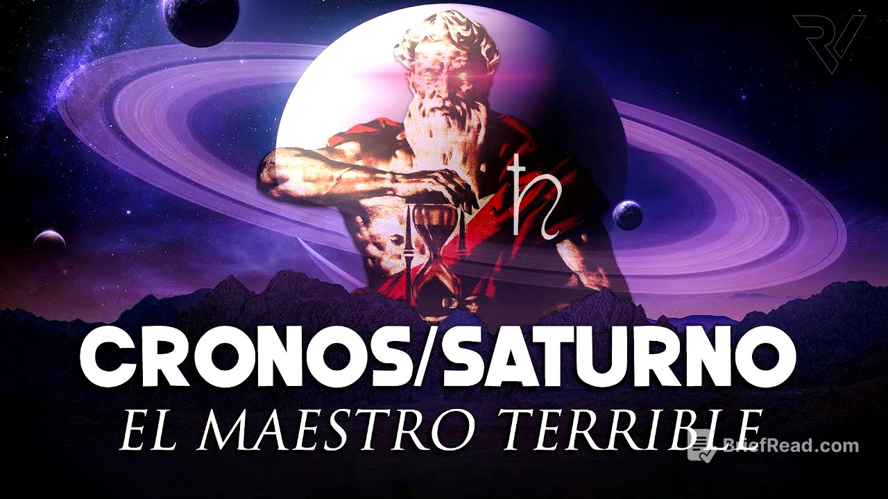 CRONOS / SATURNO: Secretos del Último Arconte (no es IA)