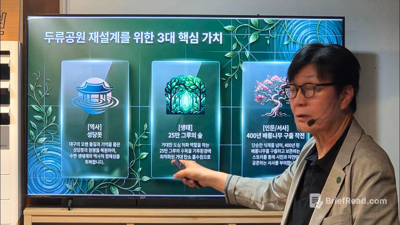 그린트러스트 라이브 8: 두류공원은 왜 국가도시공원으로 지정되어야 하나?