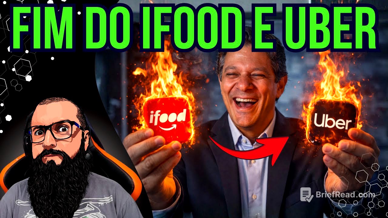 Governo quer virar SÓCIO do Uber, iFood e 99?!! Vai Ficar Mais Caro