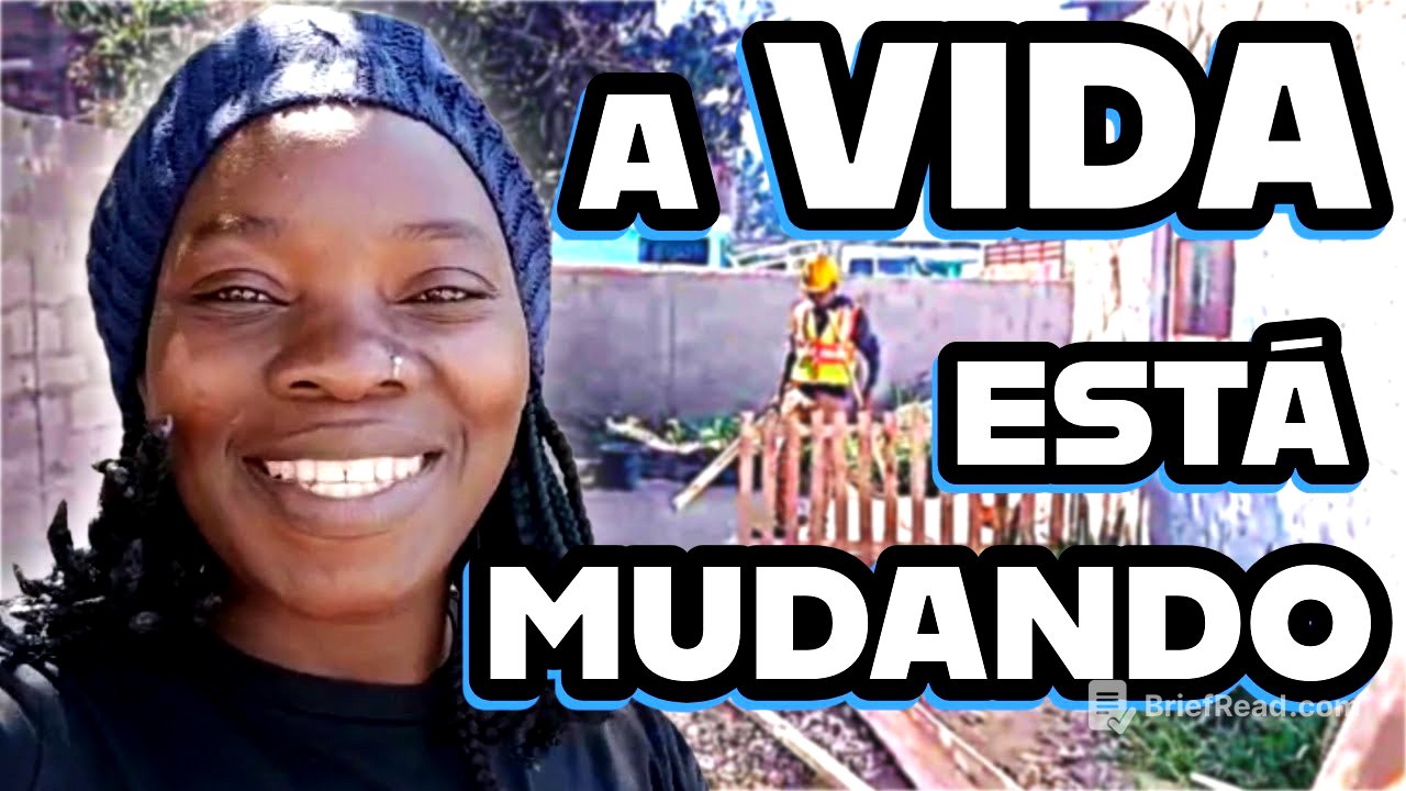 👉 Dia de Mudanças: Cerca, Janelas NOVAS e mais conquistas 🏡✨ | @IsauraLinomz @AlbinoDanielMoz
