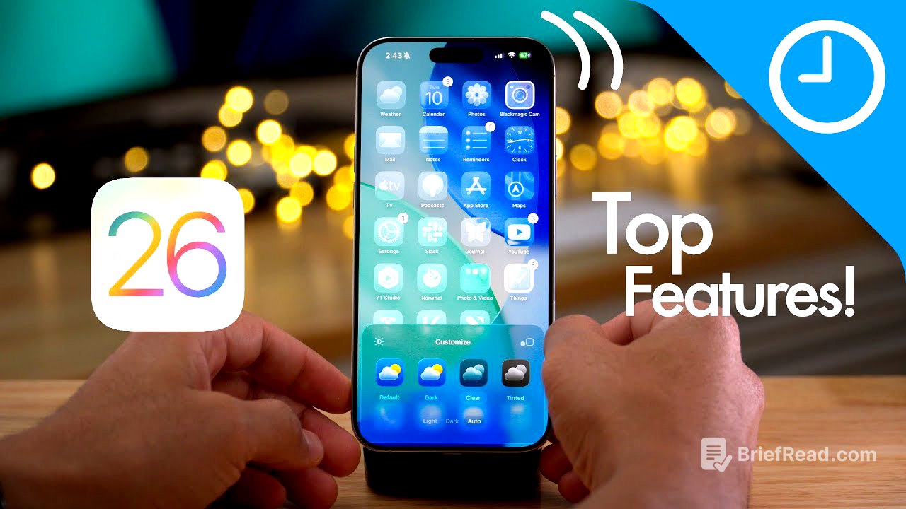 iOS 26 Top Features! Worth the hype?