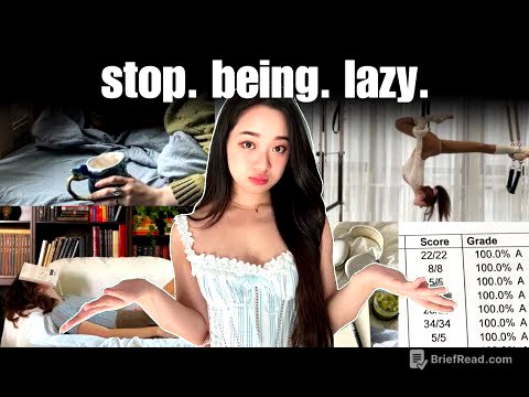 how to STOP BEING LAZY and wasting your life away (no bs) + free schedule