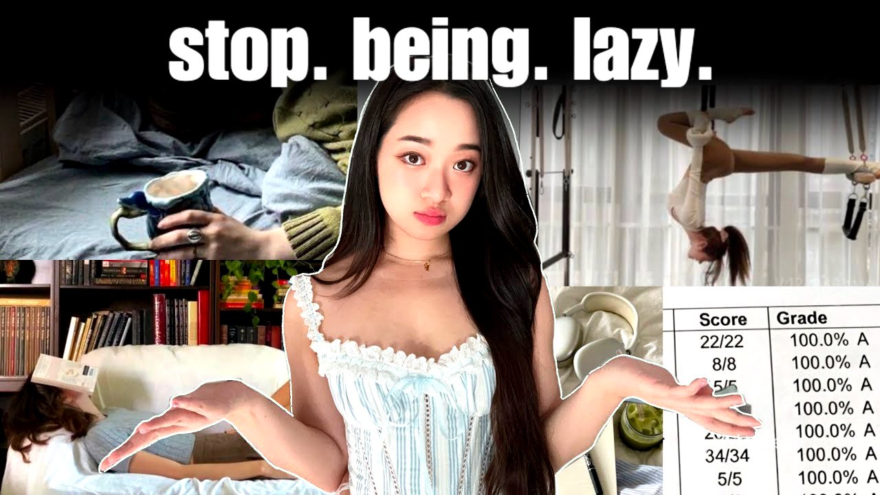 how to STOP BEING LAZY and wasting your life away (no bs) + free schedule