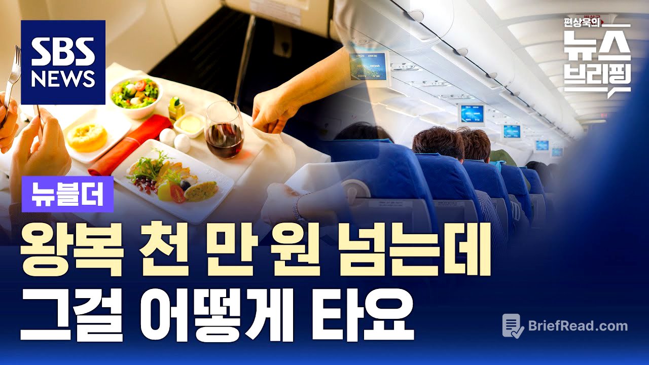 일등석 없애는 항공사들…과체중 승객용 좌석 따로? / SBS / 뉴블더