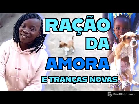 Compramos a ração da Amora! 🐶💛Diversão com as crianças e tranças com Maria- @IsauraLinomz​