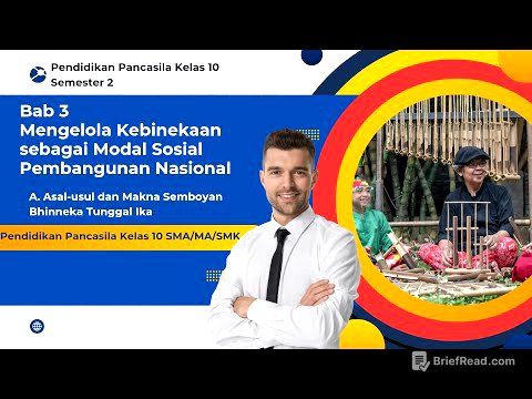 Materi Pendidikan Pancasila Kelas 10 Semester 2 A. Asal Usul dan Makna Semboyan Bhinneka Tunggal Ika