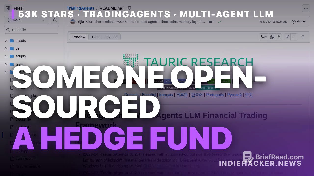 Someone open-sourced a hedge fund (53k stars on GitHub)