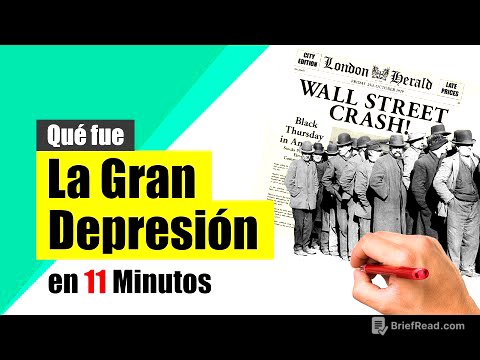 ¿Qué fue la GRAN DEPRESIÓN de 1929? - Resumen | Contexto, causas y consecuencias.