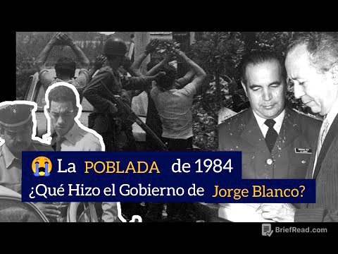1984 | 😭La POBLADA de Abril ¿Qué Pasó? | Reforma Fiscal de 1984 | Gobierno de Salvador Jorge Blanco