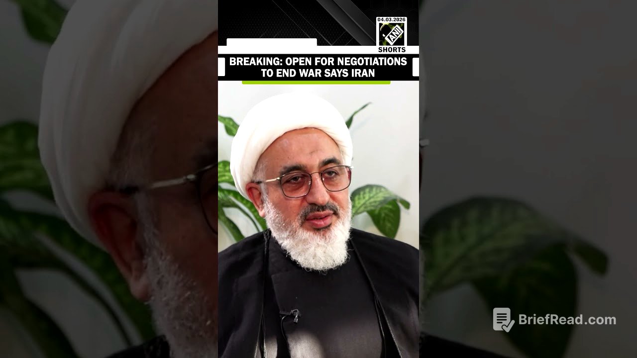 “We are ready to stop the war” Iranian Representative’s big remark on war negotiations with US