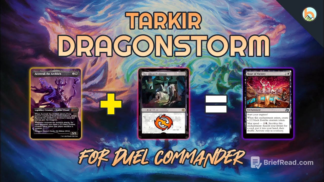 #review - 10 CARDS from TARKIR: DRAGONSTORM for Duel Commander│MTG│bitzelberg