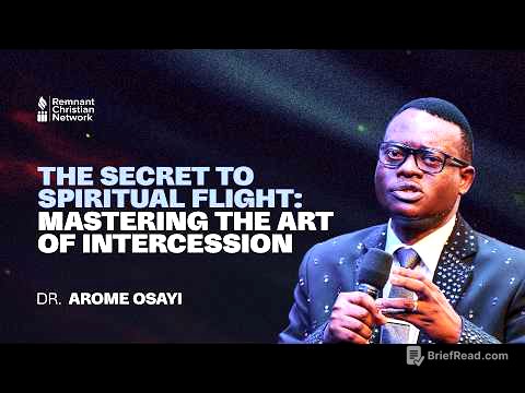 THE SECRET TO SPIRITUAL FLIGHT: MASTERING THE ART OF INTERCESSION: DR. AROME OSAYI
