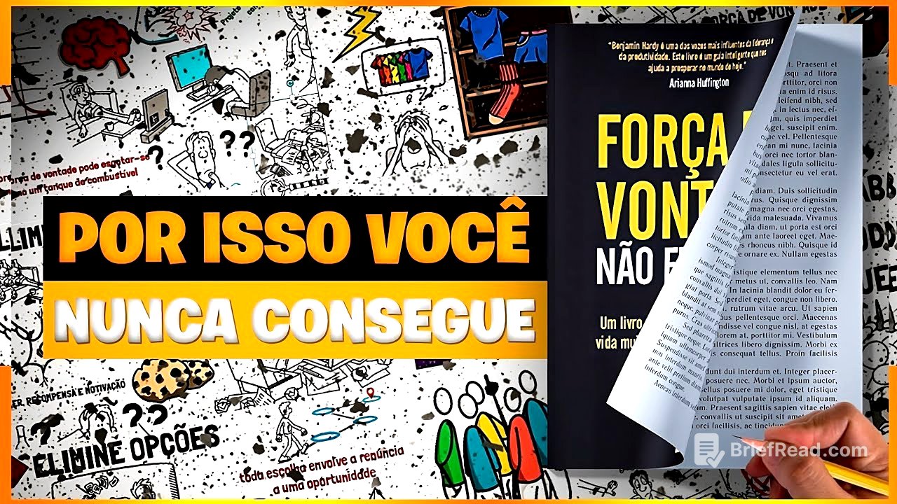 Resumo Animado do Livro Força de Vontade não Funciona [ATUALIZADO]