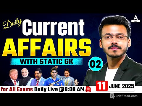 11 June Daily Current Affairs for CUET 2026 | Important Static GK | Current Affairs Today