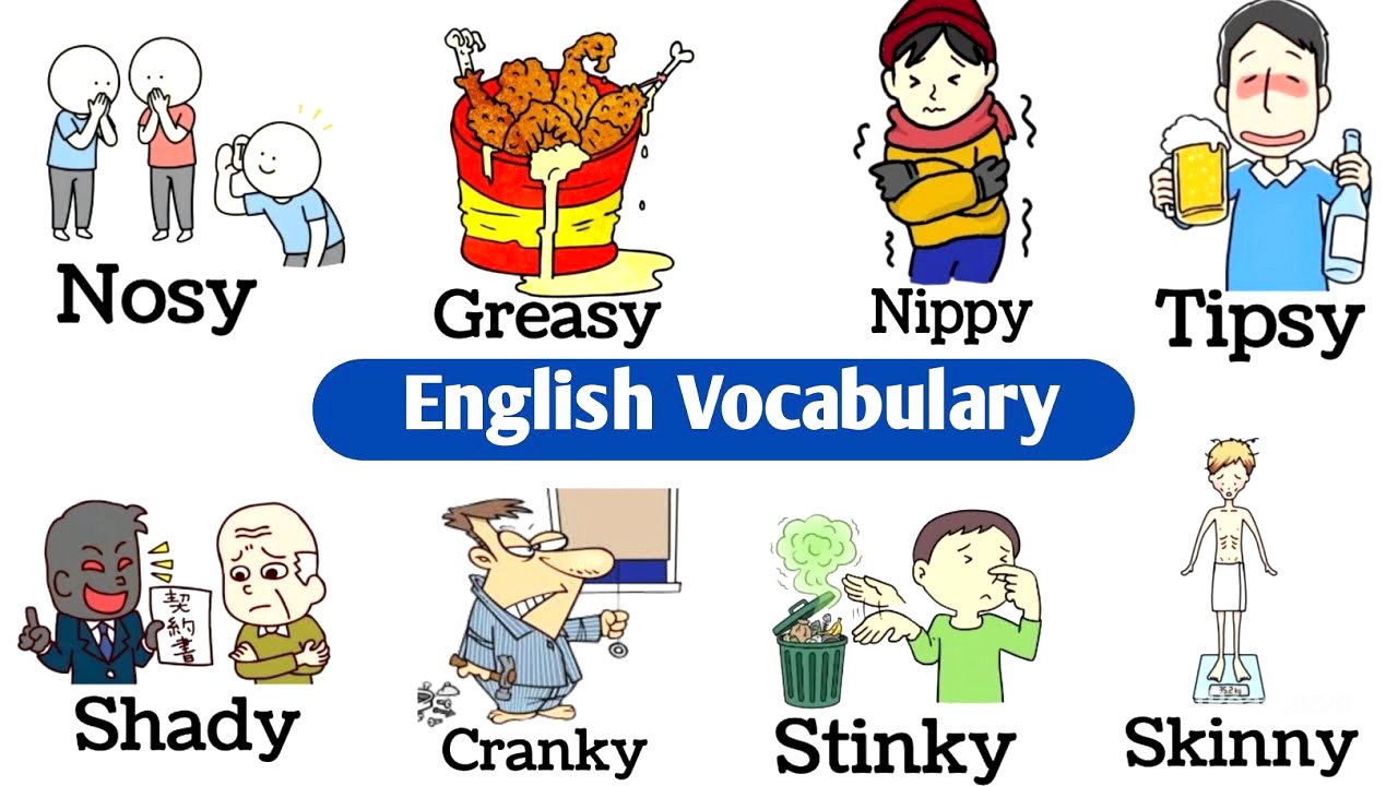 Vocabulary : informal Adjectives  || English Vocabulary and words ||